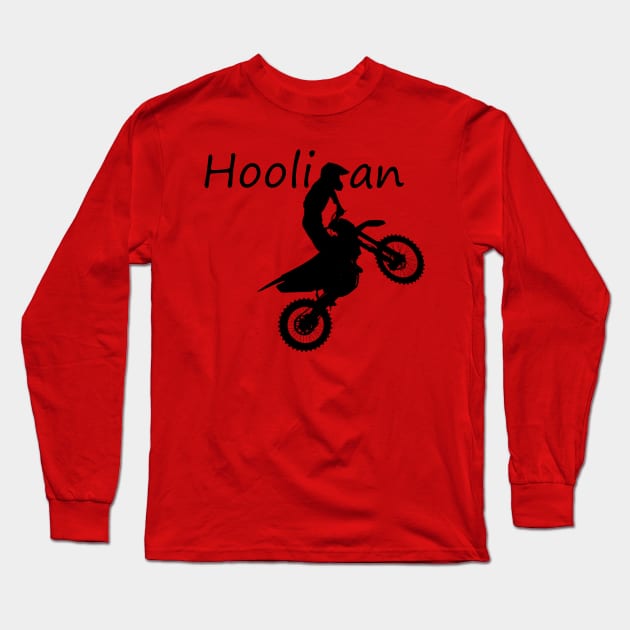 Hooligan Moto Long Sleeve T-Shirt by TripleTreeAdv